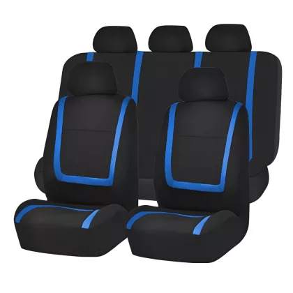   CARGUARD 55670BL Autós üléshuzat szett - kék / fekete - 9 db-os - HSA001