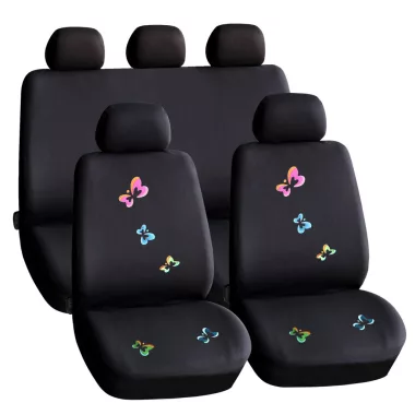 CARGUARD 55672BF Autós üléshuzat szett - pillangós / fekete - 9 db-os - HSA009 CARGUARD 55672BF Autós üléshuzat szett - pillangós / fekete - 9 db-os - HSA009