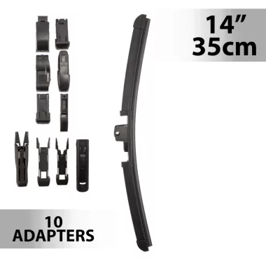 CARGUARD 55734N Ablaktörlő 14"/35 cm - 10 db adapterrel CARGUARD 55734N Ablaktörlő 14"/35 cm - 10 db adapterrel