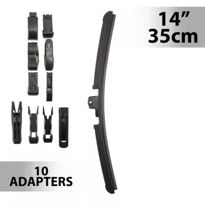 CARGUARD 55734N Ablaktörlő 14"/35 cm - 10 db adapterrel CARGUARD 55734N Ablaktörlő 14"/35 cm - 10 db adapterrel