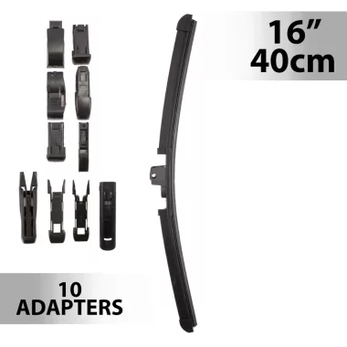 CARGUARD 55736N Ablaktörlő 16"/40 cm - 10 db adapterrel CARGUARD 55736N Ablaktörlő 16"/40 cm - 10 db adapterrel