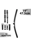 CARGUARD 55739N Ablaktörlő 19"/47,5 cm - 10 db adapterrel CARGUARD 55739N Ablaktörlő 19"/47,5 cm - 10 db adapterrel