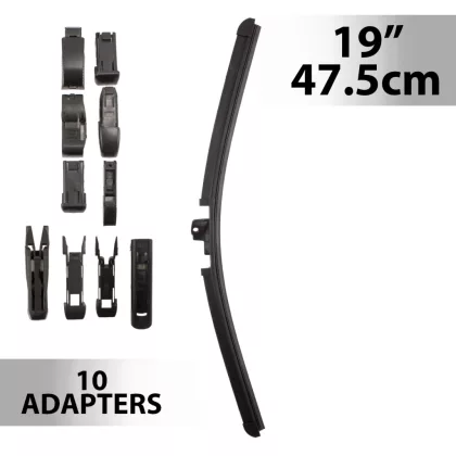 CARGUARD 55739N Ablaktörlő 19"/47,5 cm - 10 db adapterrel CARGUARD 55739N Ablaktörlő 19"/47,5 cm - 10 db adapterrel