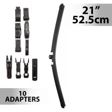 CARGUARD 55741N Ablaktörlő 21"/52,5 cm - 10 db adapterrel