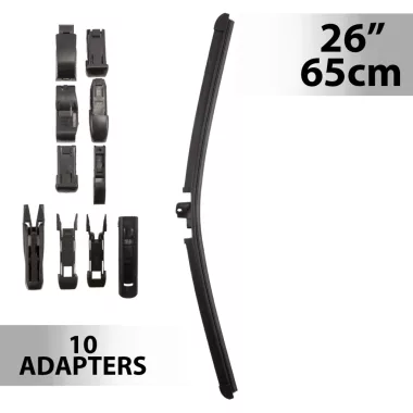 CARGUARD 55746N Ablaktörlő 26"/65 cm - 10 db adapterrel