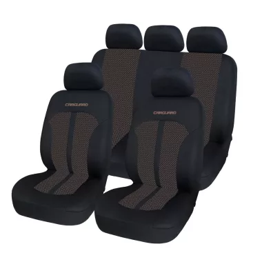 CARGUARD 55748BR Autós üléshuzat szett - bézs / fekete - 11 db-os - HSA010