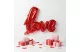 GLOBIZ 56100 Lufi - "LOVE" felirat - metál bordó, fólia - 55 cm GLOBIZ 56100 Lufi - "LOVE" felirat - metál bordó, fólia - 55 cm
