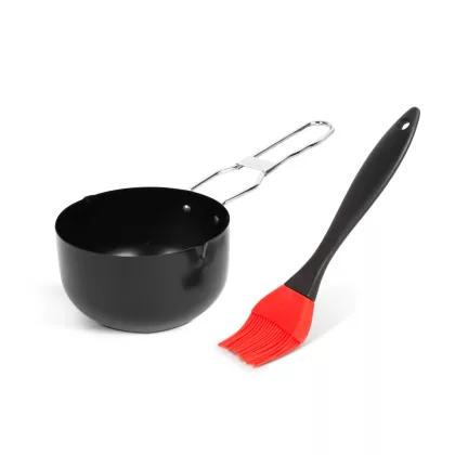 BBQ 56297 Pácoló tál ecsettel - 11,5 x 6,6 cm BBQ 56297 Pácoló tál ecsettel - 11,5 x 6,6 cm