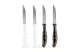 BEWELLO 56316A Konyhai kés készlet - 15 cm - fekete/fehér - 4 db / csomag BEWELLO 56316A Konyhai kés készlet - 15 cm - fekete/fehér - 4 db / csomag