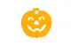 FAMILY 56509A Halloween-i papír girland - tök - 3 m