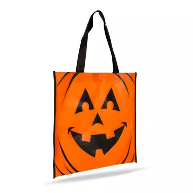 FAMILY 56562 Halloween-i ajándéktáska - tök - 35 x 37 cm - narancssárga