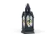GLOBIZ 56600A Halloween-i világító dekoráció - boszorkány - sárga LED - 17,5 x 6,3 x 6,3 cm - 3 x LR44