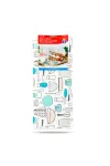 GLOBIZ 57093A Mikroszálas edényszárító alátét - 38 x 51 cm - konyhai eszköz mintás GLOBIZ 57093A Mikroszálas edényszárító alátét - 38 x 51 cm - konyhai eszköz mintás