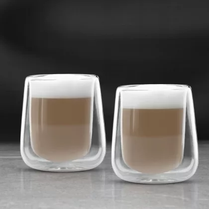 VOG UND ARTHS 57176D Duplafalú üveg pohár - 300 ml - 2 db / csomag VOG UND ARTHS 57176D Duplafalú üveg pohár - 300 ml - 2 db / csomag