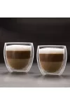 VOG UND ARTHS 57176J Duplafalú cappuccino üveg csésze - 250 ml - 2 db / csomag