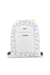 GLOBIZ 57317C Színezhető tornazsák - 4 filccel - 33 x 27 cm