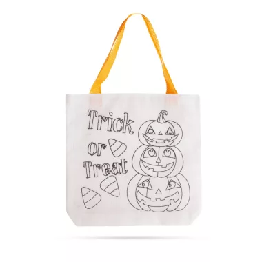 FAMILY 57318A Színezhető ajándéktáska - halloweeni tök - 4 filccel