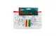 GLOBIZ 57319B Színezhető tolltartó - 4 filccel - 21 x 12 cm - 2 féle