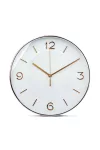GLOBIZ 57336A Falióra - 25 cm - műanyag, üveg - 1 x AA - fehér GLOBIZ 57336A Falióra - 25 cm - műanyag, üveg - 1 x AA - fehér