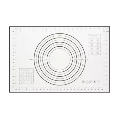 BEWELLO 57520 Szilikon nyújtólap - mérettáblázattal - 60 x 40 cm BEWELLO 57520 Szilikon nyújtólap - mérettáblázattal - 60 x 40 cm