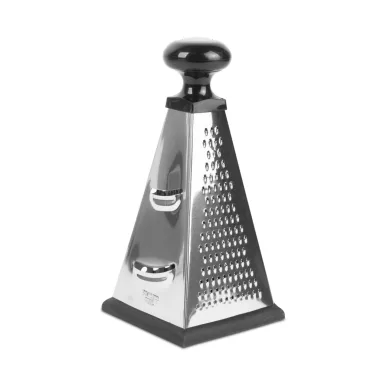 BEWELLO 57529BK Konyhai négyoldalú reszelő - 23 x 11 x 11 cm - fekete