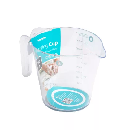 BEWELLO 57553G Mérőpohár - 500 ml - műanyag - 16 x 9,7 x 11 cm BEWELLO 57553G Mérőpohár - 500 ml - műanyag - 16 x 9,7 x 11 cm