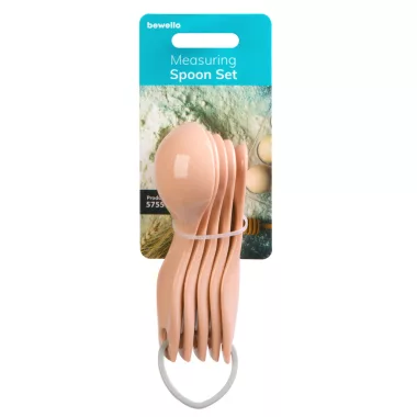 BEWELLO 57557P Mérőkanál szett - műanyag - különböző méretben - 5 db / csomag BEWELLO 57557P Mérőkanál szett - műanyag - különböző méretben - 5 db / csomag