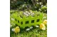 GLOBIZ 57962 Húsvéti dekoráció - filc kosár - kerítés forma -  19,5 x 13,2 x 11,7 cm