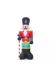 FAMILY 58060L Felfújható karácsonyi diótörő - 240 cm - IP44 - 9 LED - hálózati