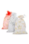 FAMILY 58078A Organza ajándéktasak - 3 féle - 10 x 15 cm FAMILY 58078A Organza ajándéktasak - 3 féle - 10 x 15 cm