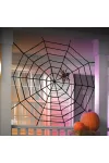 FAMILY 58102 Plüss pókháló - halloween-i dekoráció - 200 cm - fekete FAMILY 58102 Plüss pókháló - halloween-i dekoráció - 200 cm - fekete