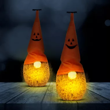 FAMILY 58128 Halloween-i LED-es manó - poliészter - 20 cm - 2 féle