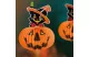 FAMILY 58137A Halloween-i tökös lampion - macskával - akasztható - 26 cm FAMILY 58137A Halloween-i tökös lampion - macskával - akasztható - 26 cm