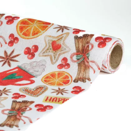   GLOBIZ 58206J Asztalterítő futó - 180 x 28 cm - 70% poliészter, 30% pamut