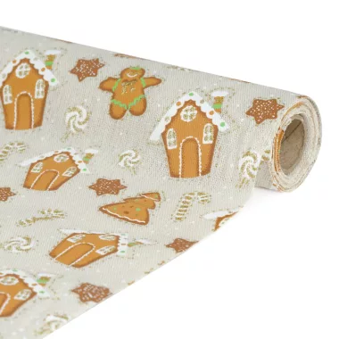 GLOBIZ 58206N Asztalterítő futó - 180 x 28 cm - 70% poliészter, 30% pamut