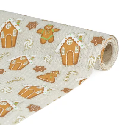 GLOBIZ 58206N Asztalterítő futó - 180 x 28 cm - 70% poliészter, 30% pamut