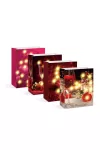 FAMILY 58322 Ajándéktasak - 10 melegfehér LED, papír - 265 x 127 x 330 mm - 4 féle / csomag