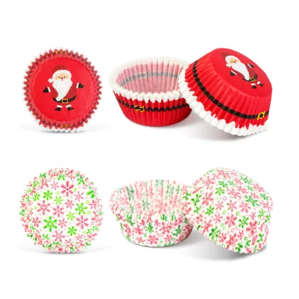 GLOBIZ 58655A Karácsonyi muffinpapír - Mikulás - 40 db / csomag GLOBIZ 58655A Karácsonyi muffinpapír - Mikulás - 40 db / csomag