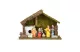 FAMILY 58719 Karácsonyi asztali dekoráció - Betlehem - kerámia és fa - 30 x 10 x 20 cm