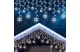 FAMILY 58916 LED-es fényfüggöny - hópehely - 3 x 0,75 m - 224 hidegfehér LED - IP44 FAMILY 58916 LED-es fényfüggöny - hópehely - 3 x 0,75 m - 224 hidegfehér LED - IP44