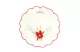 GLOBIZ 59723 Karácsonyi asztalterítő - hímzett - 29 cm - 3 féle - 2