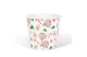 GLOBIZ 59733B Karácsonyi dekoráció - fém kaspó, vödör - házikó - 13 x 11 cm