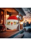 GLOBIZ 59739A Karácsonyi lampion - Mikulás - papír - 30 cm