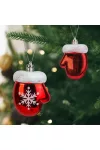 GLOBIZ 59755 Karácsonyi dekoráció - téli kesztyű - 7,2 x 5 cm - 2 db / csomag