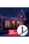 PHENOM 59769 Fényfüzér - 30 m - színes - 600 LED - 220-240V - 6W - zöld kábel