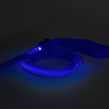 YUMMIE 60026D LED-es póráz - akkumulátoros - 120 x 2,5 cm - kék YUMMIE 60026D LED-es póráz - akkumulátoros - 120 x 2,5 cm - kék