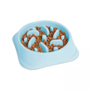 YUMMIE 60061A Etetőtál habzsolásgátlóval - 20 x 20 x 4,5 cm - kék YUMMIE 60061A Etetőtál habzsolásgátlóval - 20 x 20 x 4,5 cm - kék