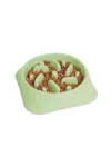 YUMMIE 60061C Etetőtál habzsolásgátlóval - 20 x 20 x 4,5 cm - zöld YUMMIE 60061C Etetőtál habzsolásgátlóval - 20 x 20 x 4,5 cm - zöld