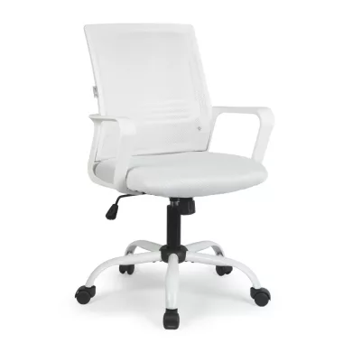 BEMADA BMD1119A Irodai forgószék - fix karfával - fehér - 70 x 51 / 52 x 50 cm