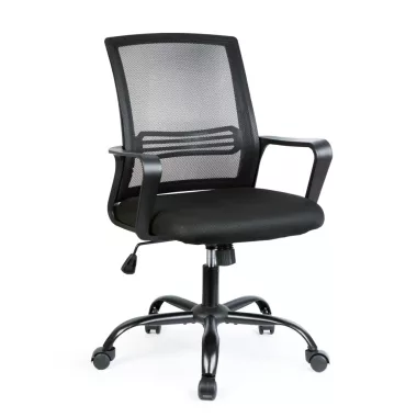 BEMADA BMD1119B Irodai forgószék - fix karfával - fekete - 70 x 51 / 52 x 50 cm BEMADA BMD1119B Irodai forgószék - fix karfával - fekete - 70 x 51 / 52 x 50 cm